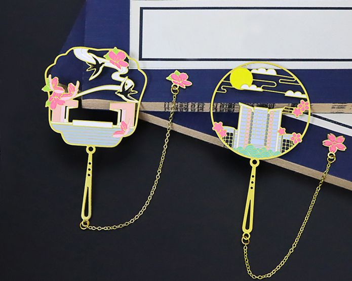 記憶金屬鏤空書簽定制