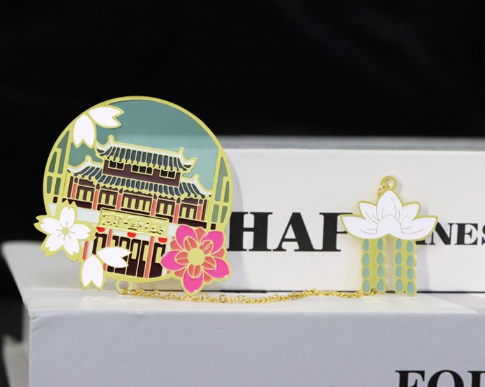 明清宮苑金屬書簽定制