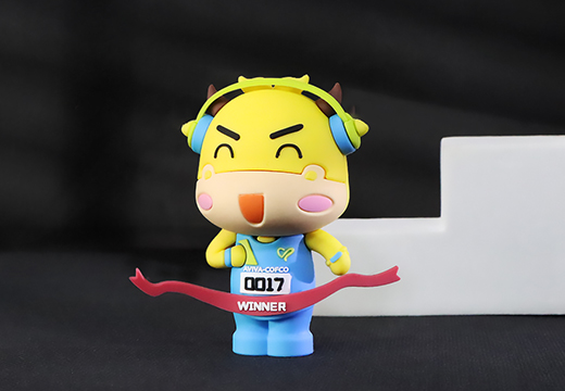 牛氣沖天PVC軟膠擺件定制