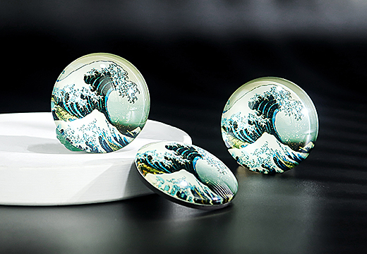 文創(chuàng)水晶磁吸冰箱貼定制