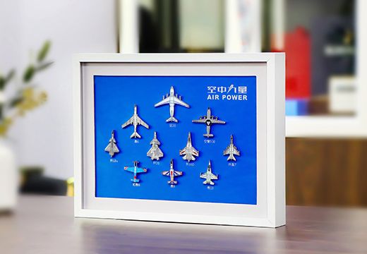 航空航天空中力量金屬徽章定制