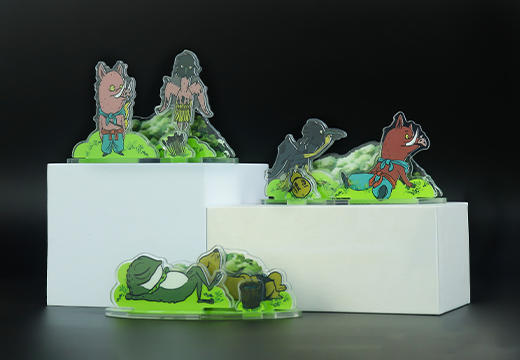 企業(yè)亞克力拼接立牌定制