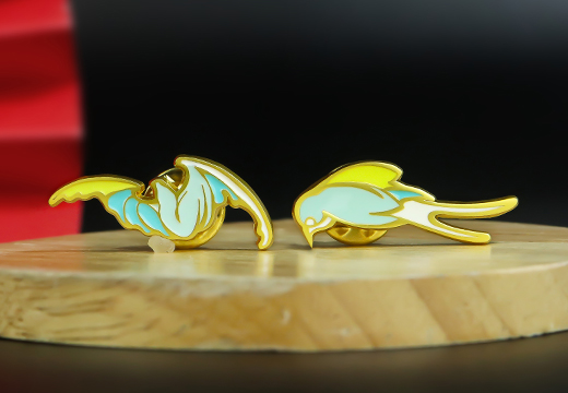 感溫變色金屬徽章定制