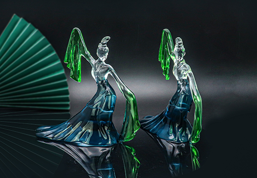 只此青綠文創(chuàng)樹(shù)脂擺件定制