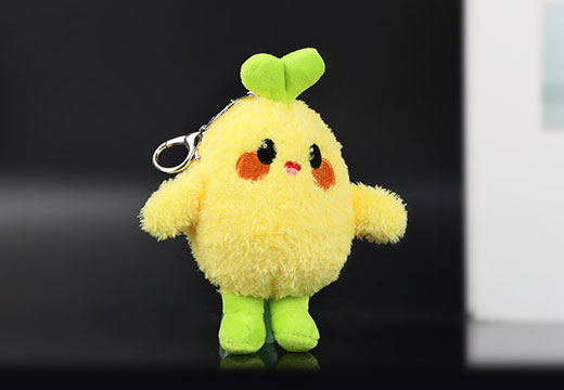 公益愛豆毛絨公仔鑰匙扣掛件