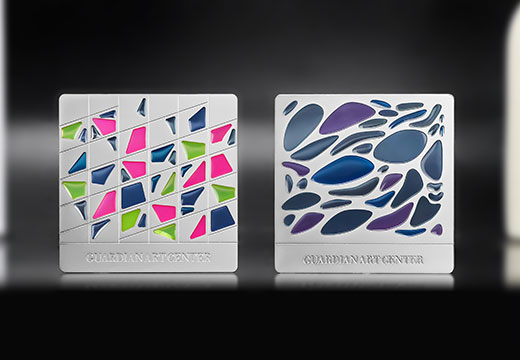 方形透明琺瑯金屬冰箱貼定制