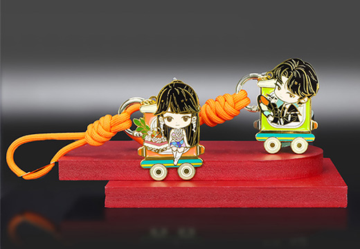 影視周邊金屬磁吸鑰匙扣定制