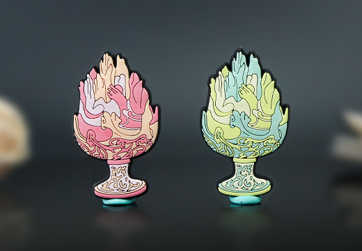 錯金銅博山爐冰箱貼定制