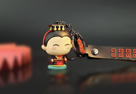 景區(qū)PVC軟膠鑰匙扣定制