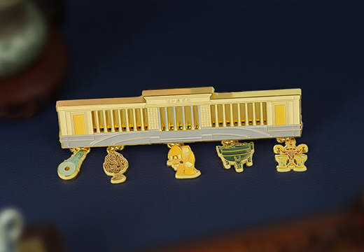 建筑物金屬發(fā)光冰箱貼定制